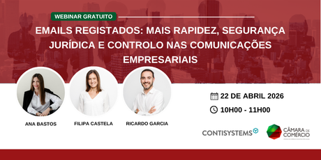 Webinar | Emails registados: mais rapidez, segurança jurídica e controlo nas comunicações empresariais